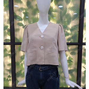 듀엘 린넨 블라우스 자켓