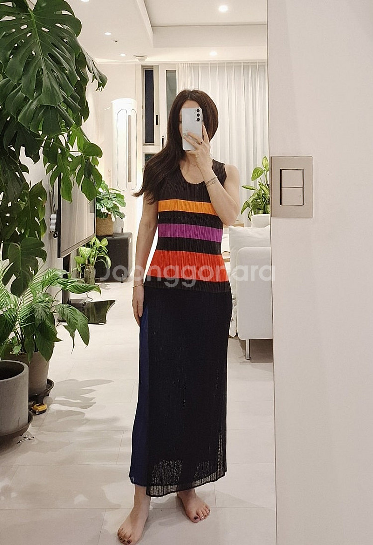 새상품급.플리츠플리즈 고퀄리티 희귀나시탑3 이세이미야케--9