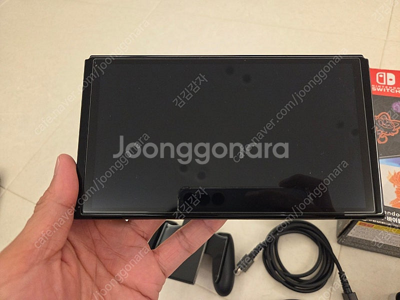 닌텐도 스위치 OLED 스칼렛/바이올렛 에디션 박스 풀...--2