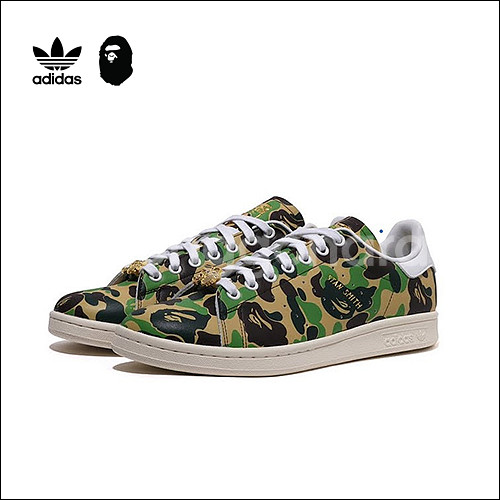 아디다스 / ﻿﻿베이프 (BAPE) 스탠 스미스 (26...--0