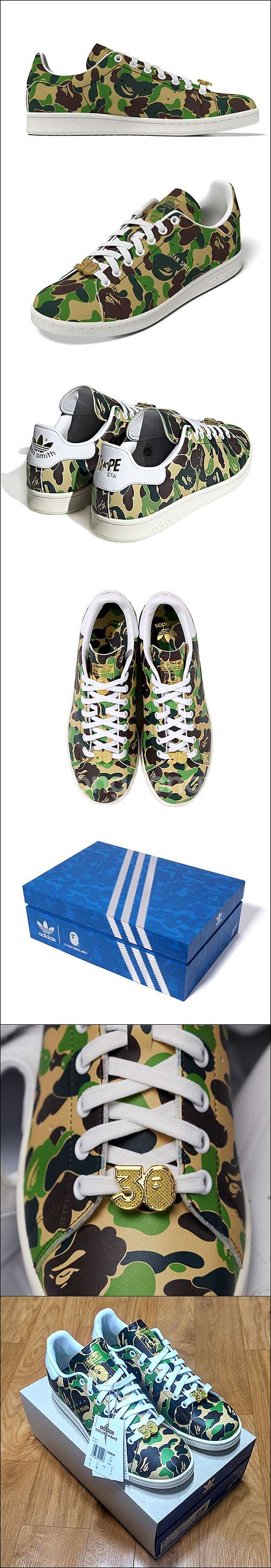 아디다스 / ﻿﻿베이프 (BAPE) 스탠 스미스 (26...--1