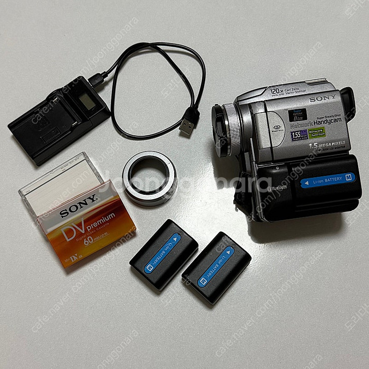 [레어] SONY DCR-PC120 6mm 핸디캠 빈티...--0