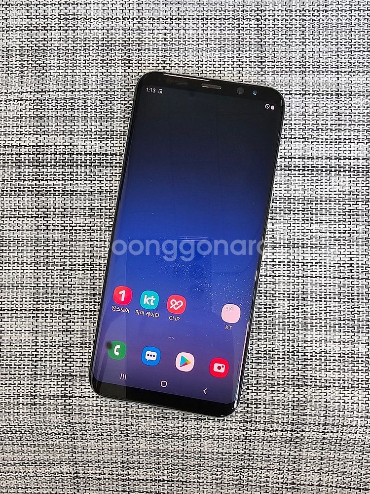 (미파손) 갤럭시 S8플러스 64G 블루 17년 4월개...--2