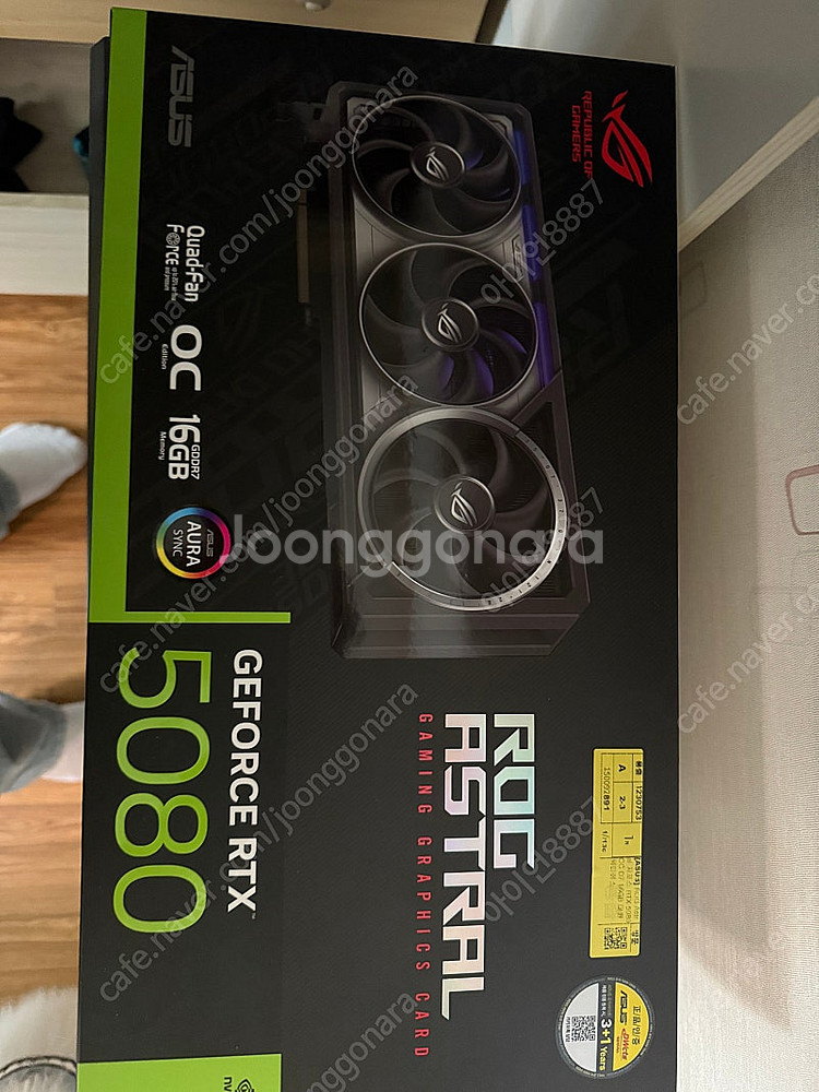 ASUS ROG Astral 지포스 RTX 5080 O...--0