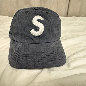 슈프림 코듀라 립스탑 S 로고 6 모자 Supreme Cordura Ripstop S Logo 6-Panel Black - 23SS