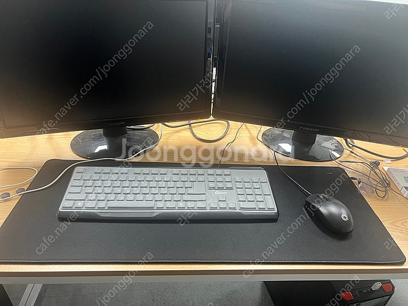사무용 pc셋트 듀얼모니터--3