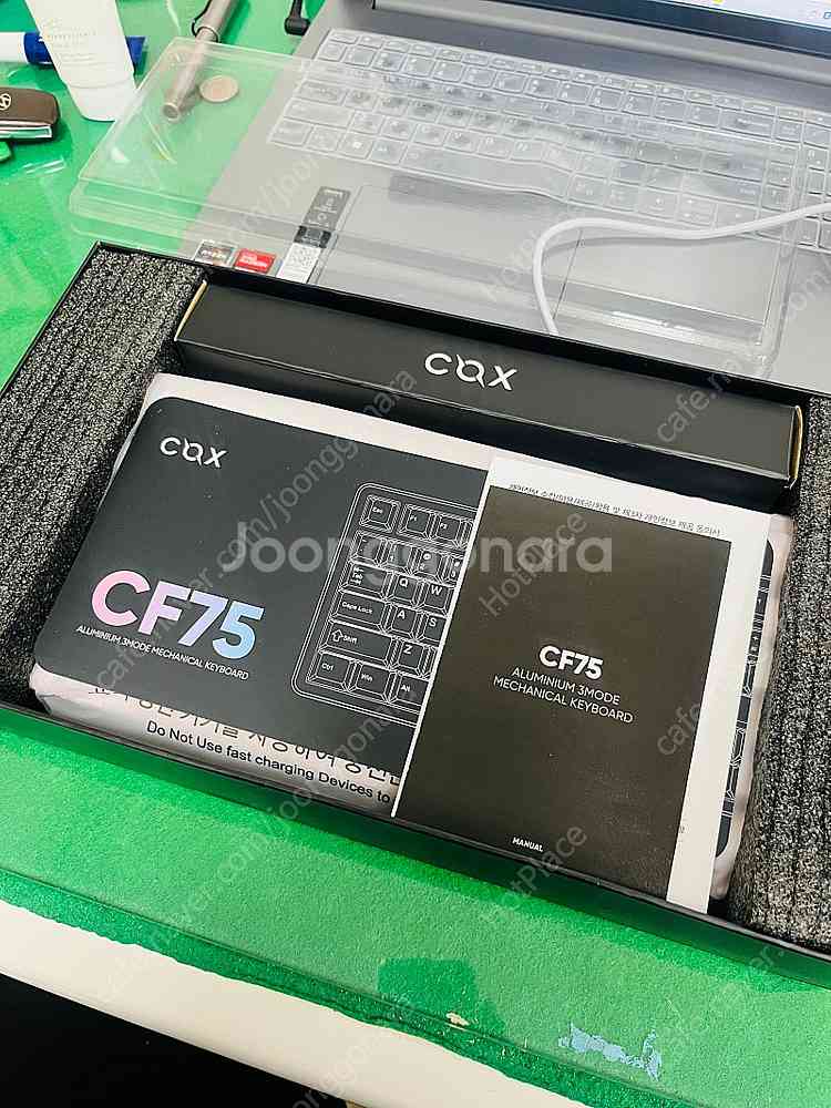 COX CF75 알루미늄 기계식 키보드 핑크소다 젤리 ...--2