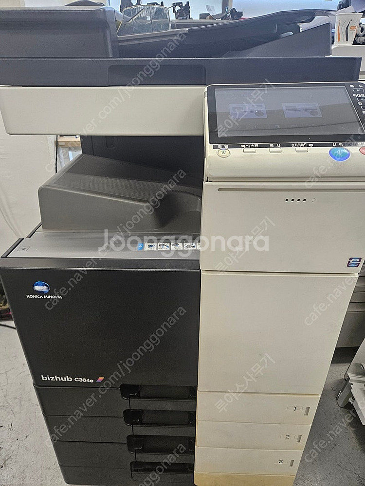 A3 컬러 복사기 Bizhub C364e 판매합니다.--0