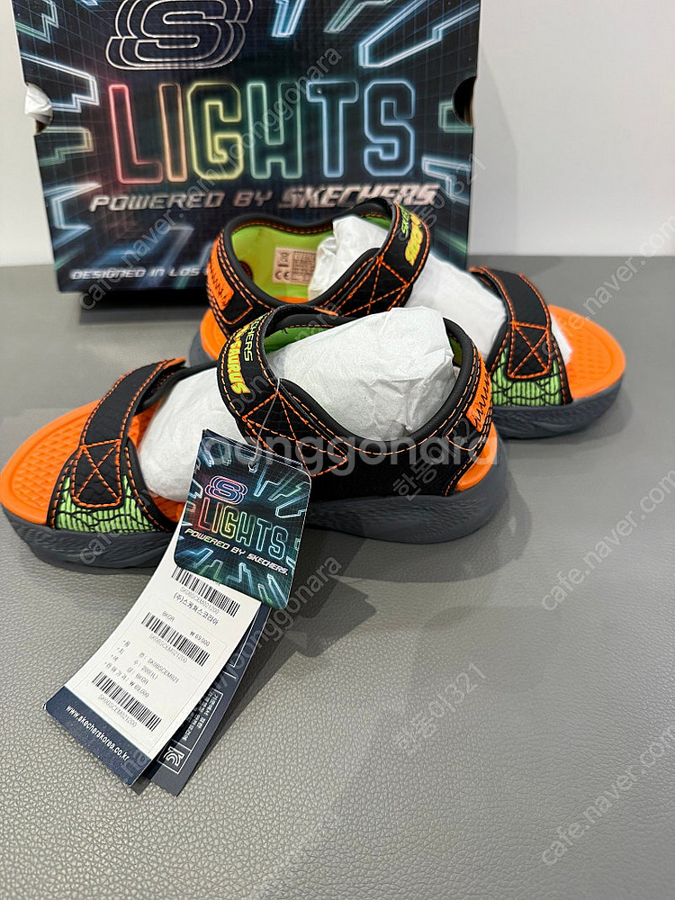 초특가️새상품)스케쳐스 LED 공룡 여름 샌들 아동 키즈...--3