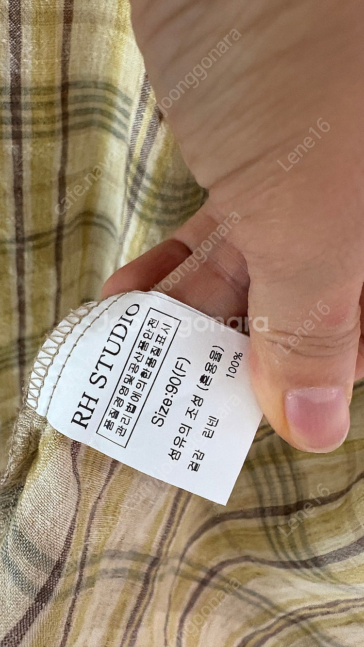 RH 린넨 체크 크롭 셔츠, 린넨 슬리브리스 원피스--4