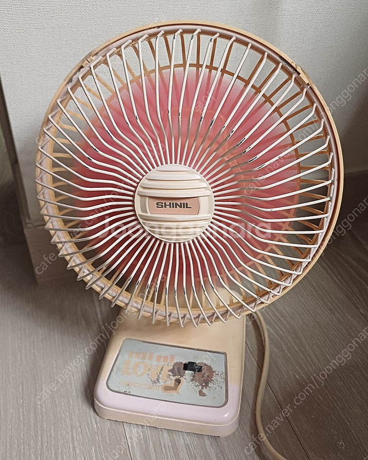 빈티지 신일 꼬마 선풍기--0
