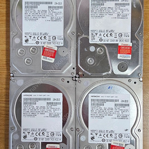 히타치 2TB HDD 4개 일괄