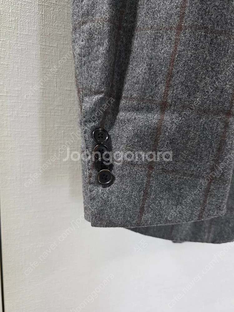 링자켓 브릴라 그레이x브라운 체크 플란넬 수트 / (클...--4