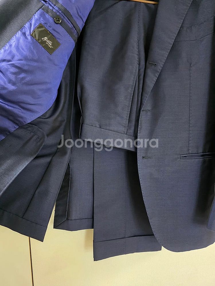 브릴라 퍼 일 구스토 윌리엄 할스테드 모헤어 네이비 수...--5