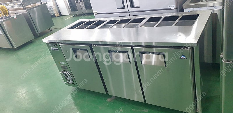 부성1800뒤줄받트반찬냉장고앞작업대 B180B-3RRR...--1
