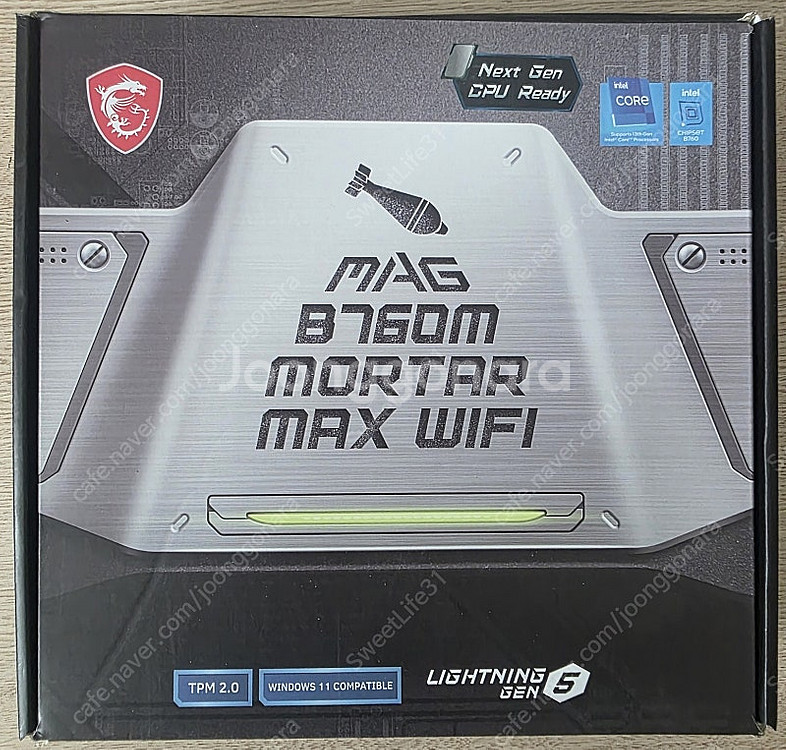 MSI MAG B760M 박격포 MAX WIFI 팝니다--0