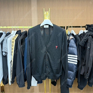 아미 스몰 하트 메리노 울 가디건 XL