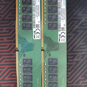 삼성 DDR4 16G ( PC4-2666V ) 2개 팝니다 (총 32G)