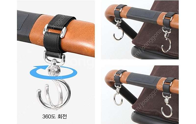 마니또 스타일러 스핀 유모차걸이(자전거, 캐리어, 휠체...--5