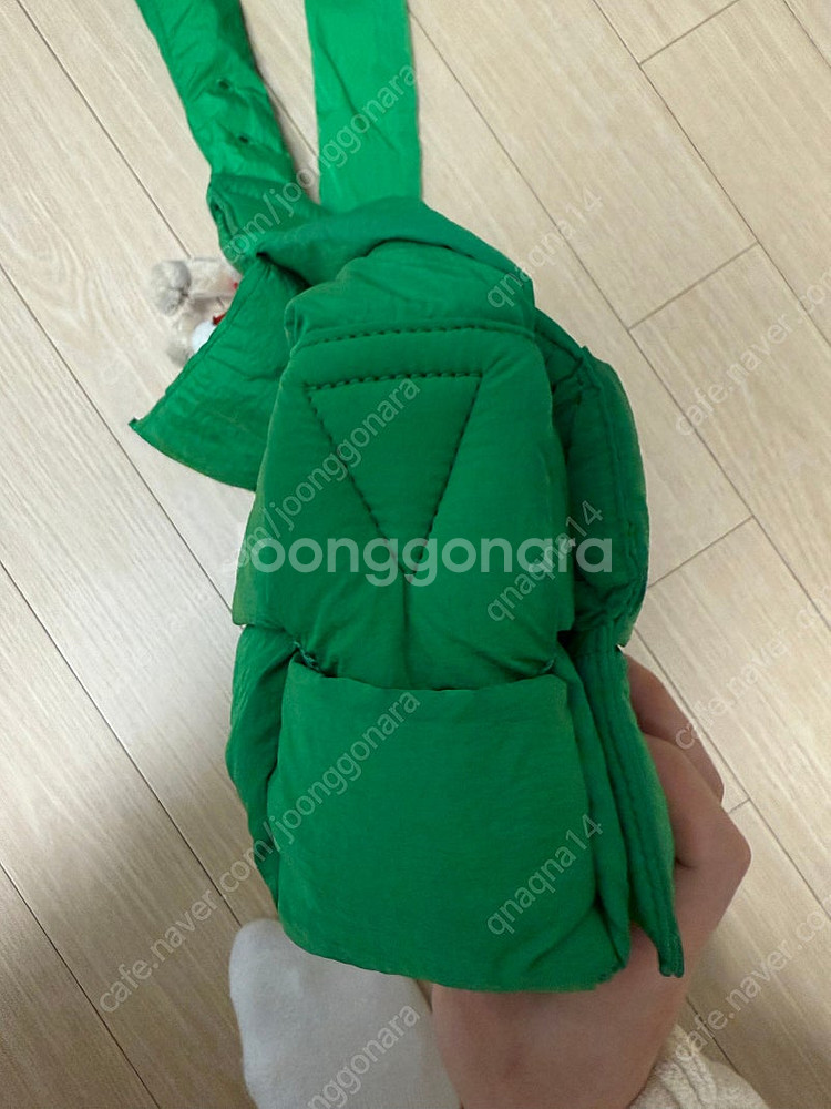 보테가베네타 패딩 카세트백 그린 판매--5