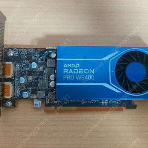 라데온 프로 W6400 1슬롯 무전원 그래픽카드