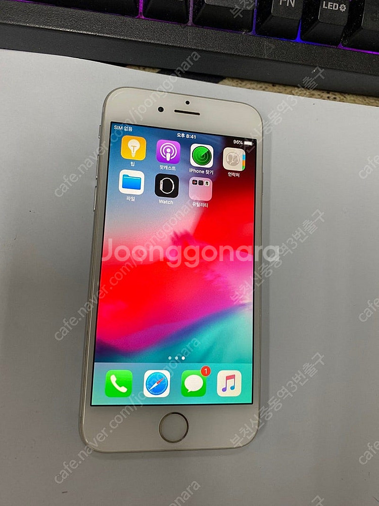 028734 아이폰6 실버 외관SS급 64GB 배터리성...--1