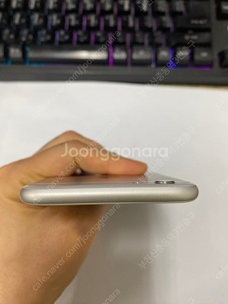028734 아이폰6 실버 외관SS급 64GB 배터리성...--3