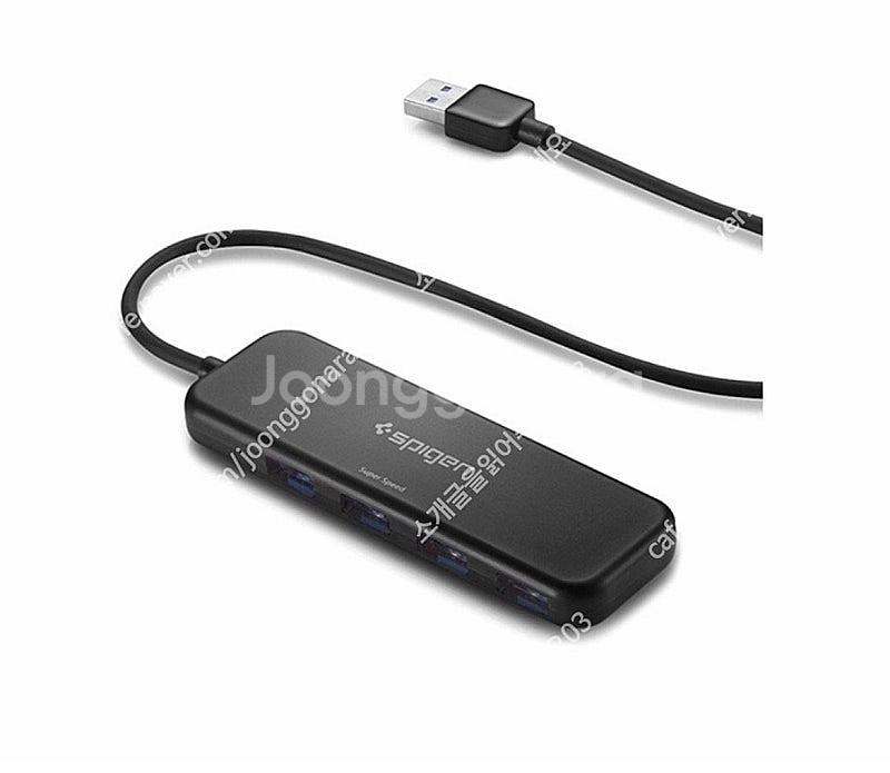 슈피겐 에센셜 4포트 울트라 슬림 USB 3.2 hub...--0