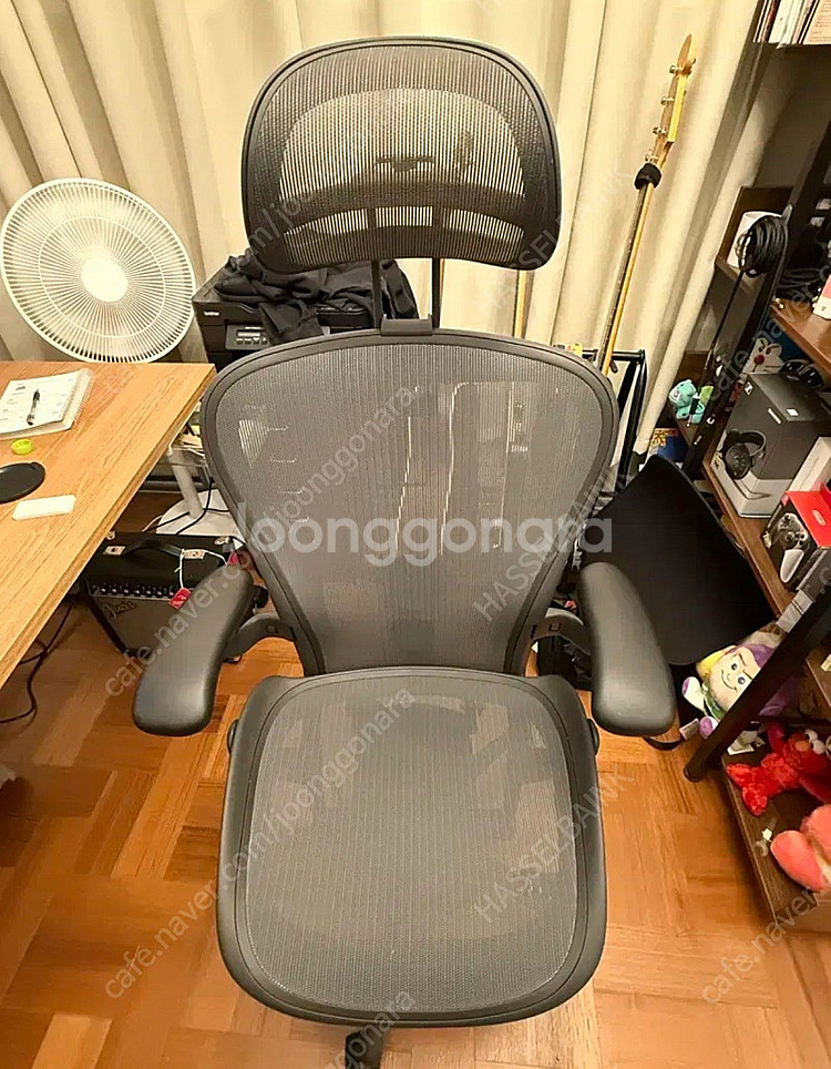 허먼밀러 뉴에어론 풀 그라파이트 c 사이즈--0