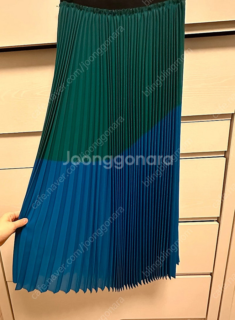 자라 zara 플리츠 스커트 새상품 /밴딩스커트 택포 ...--2