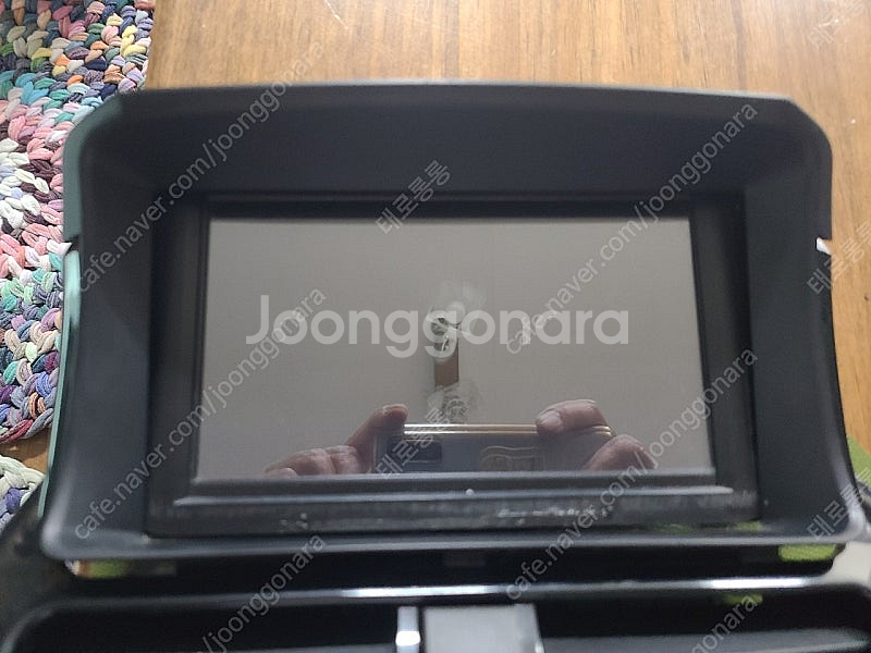 스파크 오디오 공조기 네비 매립--5
