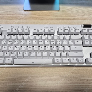 로지텍 프로 X TKL 라이트스피드 갈축 키보드 팝니다.