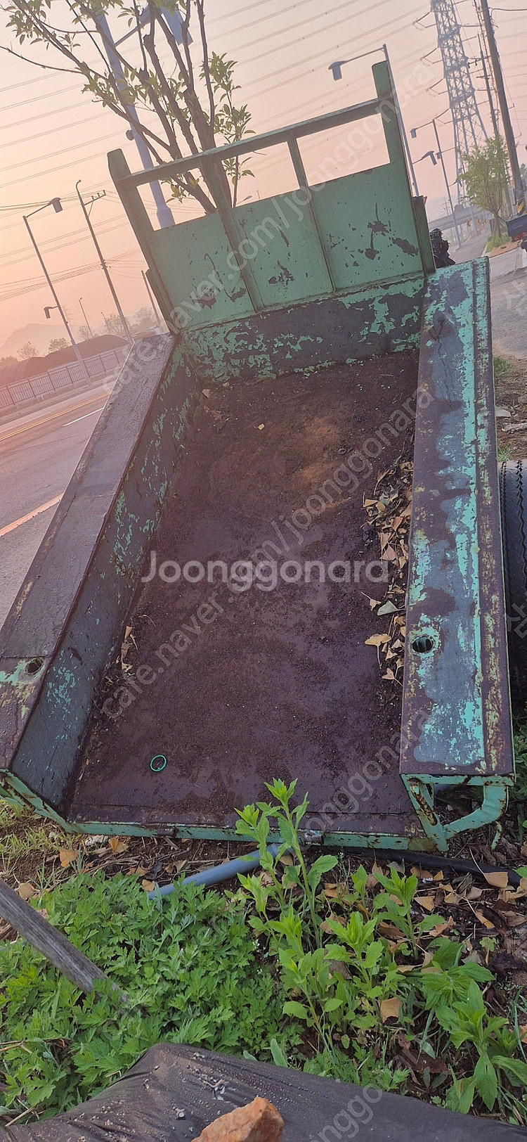경운기 추레라 팝니다(가격인하)--1