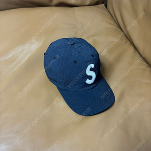 Supreme 슈프림 23ss 코듀라 립스탑 블랙 S로고 6패널 볼캡 모자 (23ss Cordura Ripstop Black)