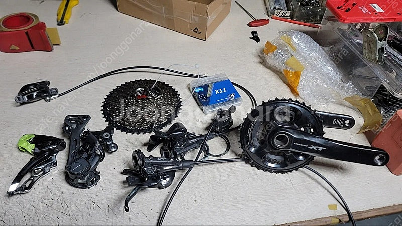 XTR+XT 33단 구동계, 신품급 XT 33단 구동계...--0