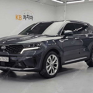 쏘렌토 중고 신형 쏘렌토 MQ4 중고 쏘렌토 중고차 회색 2021년식 디젤 2.2 4WD 프레스티지 중고자동차