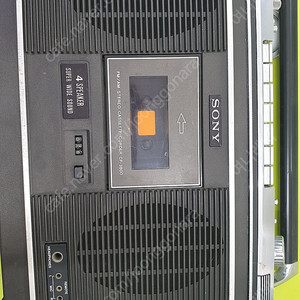 빈티지 소니 라디오 CF-3800 고장품 팝니다.