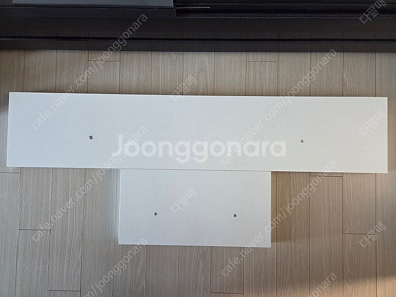 무지주 화이트 선반 2종 (100cm,40cm) 일괄 ...--0
