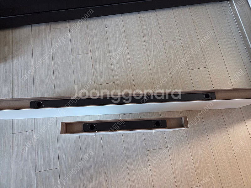 무지주 화이트 선반 2종 (100cm,40cm) 일괄 ...--3