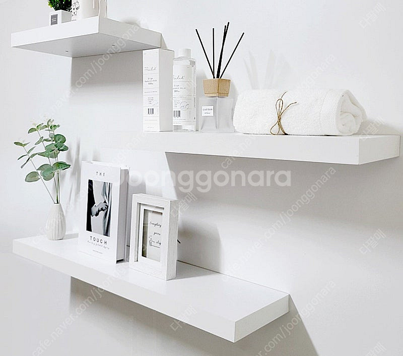 무지주 화이트 선반 2종 (100cm,40cm) 일괄 ...--4