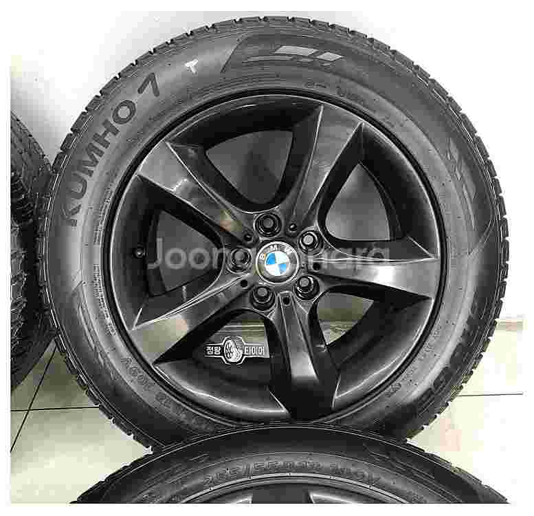 BMW X5 F바디 18인치 흠집없는 블랙 휠타이어 2...--5