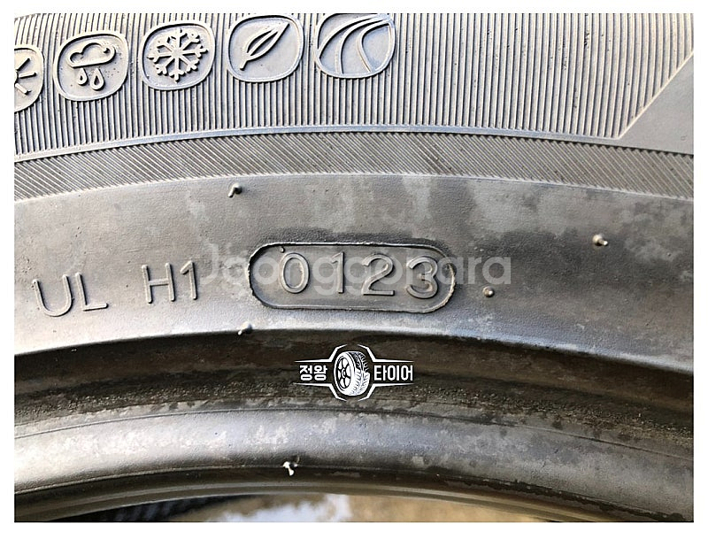 중고타이어 한국타이어 키너지4S2X 235/55R19 ...--5