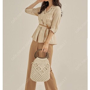 로엠 린넨 블라우스 새옷