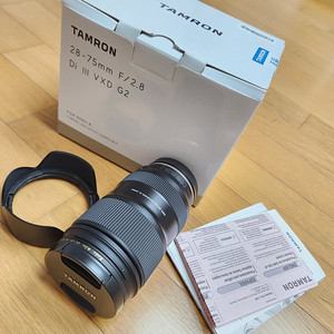 탐론 28-75 g2 렌즈 uv 필터 포함