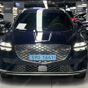 제네시스 GV70 중고차 할부 제네시스 중고차 파란색 2022년식 78,335km e-AWD 중고차카페