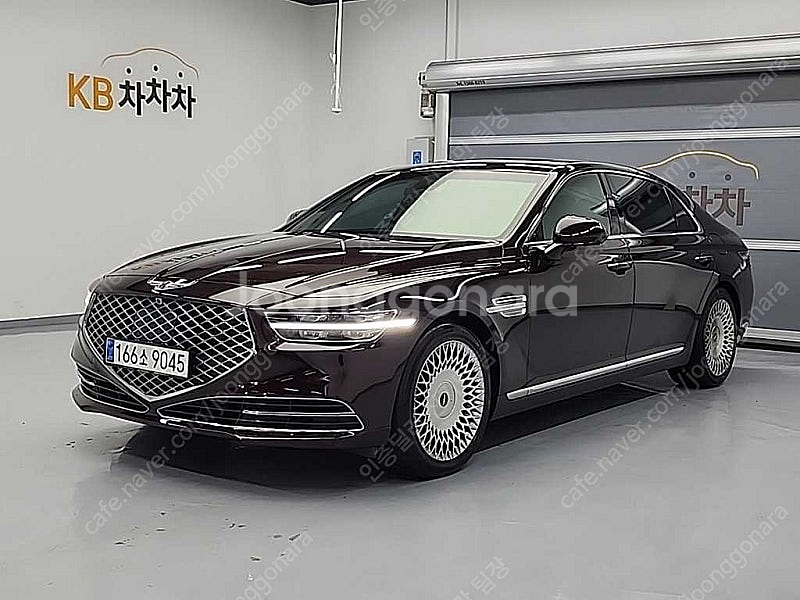 빨간색 20년형 제네시스 G90 중고 제네시스 중고 5...--0