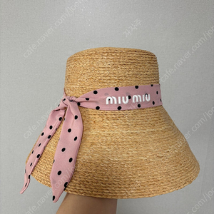 (정품)미우미우 라피아 모자(가격인하)