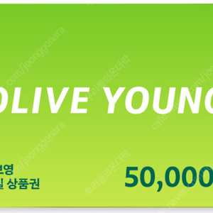 올리브영 기프트키트 5만원권