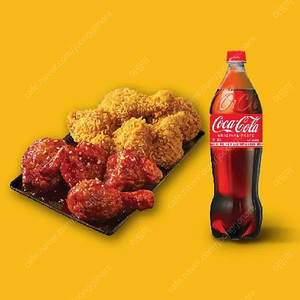 모바일 상품권) BBQ 황올반+양념반+콜라 1.25L