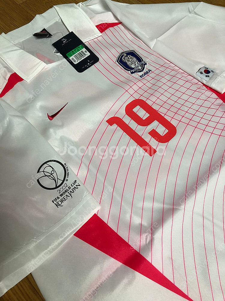 2002월드컵 축구 국가대표 19번 국대 어웨이 유니폼...--1